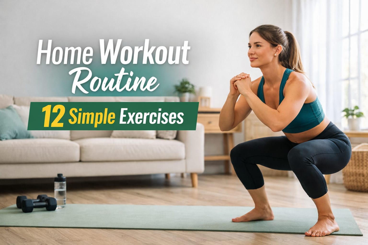 Home Workouts: 12 Simple Exercises to Improve Health and Fitness