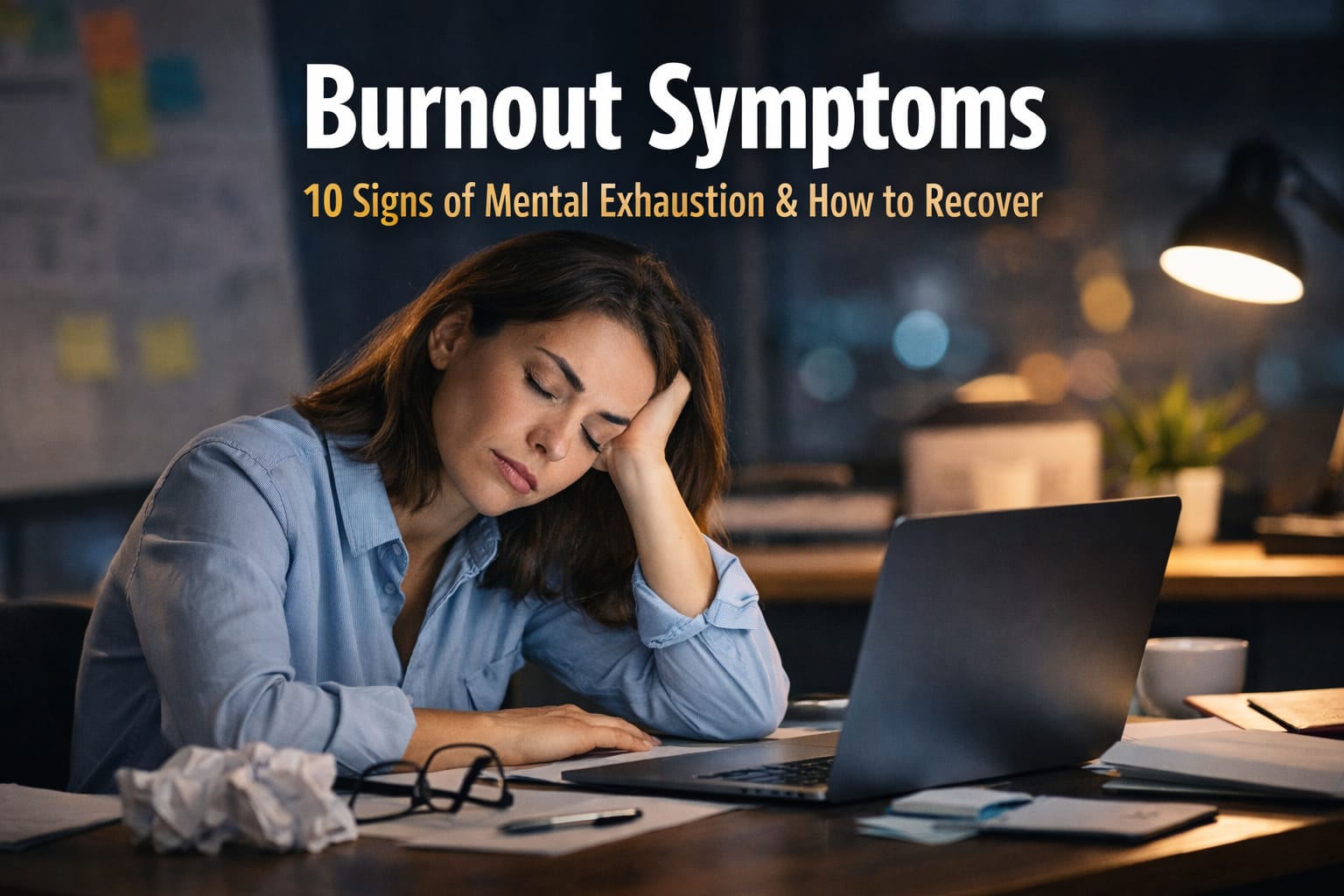 Burnout Symptoms and Recovery for Mental Health and Well-Being