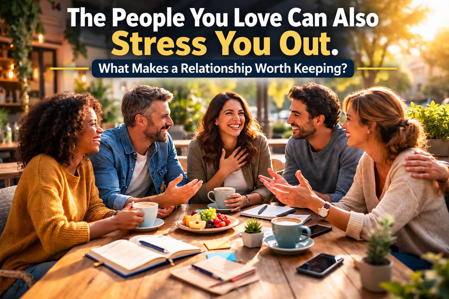 Two people in a close relationship sharing a serious conversation, representing trust, emotional connection, conflict and the complexity of meaningful relationships.