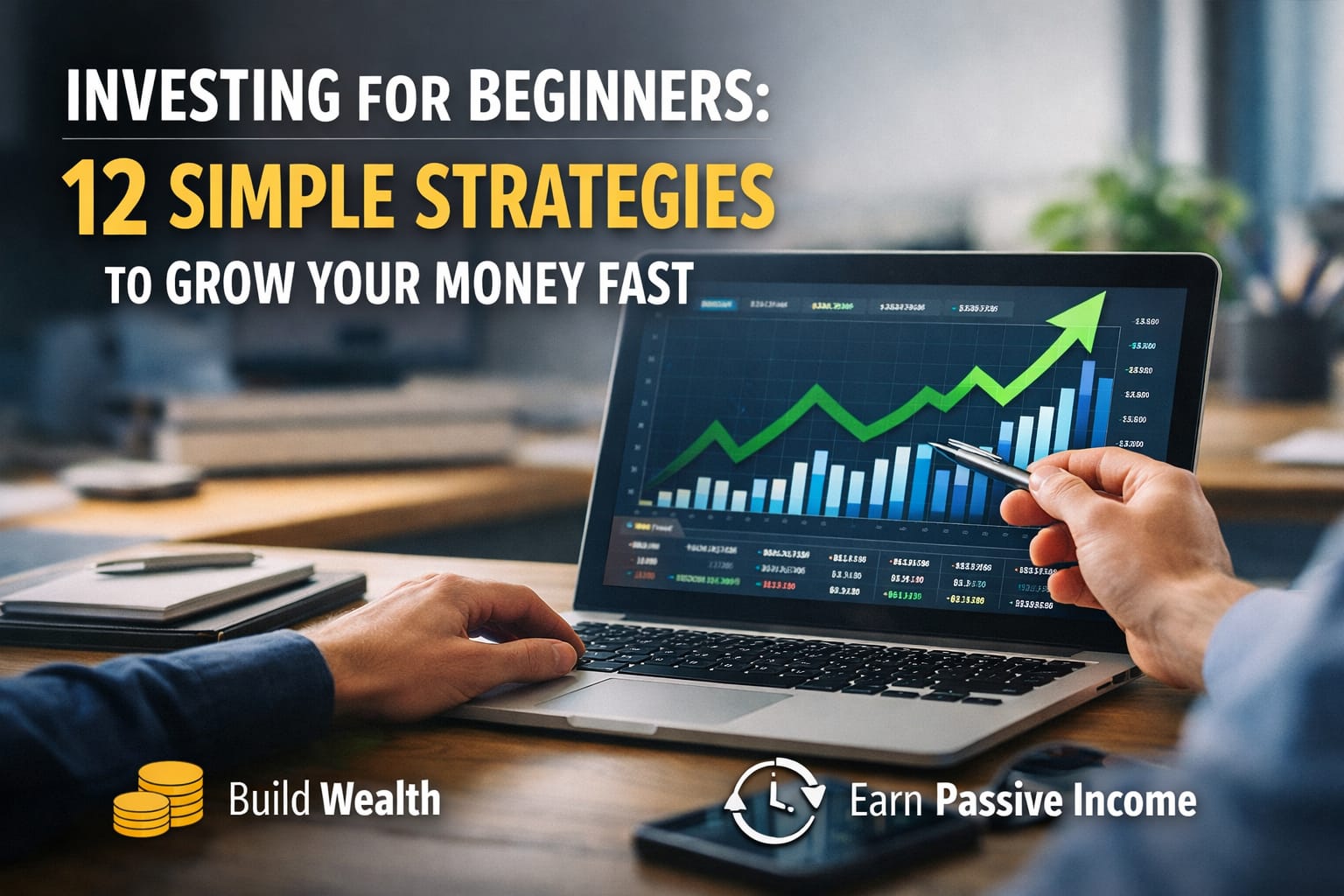 Investments for Beginners with diversified portfolios, long-term investing, and wealth-building strategies