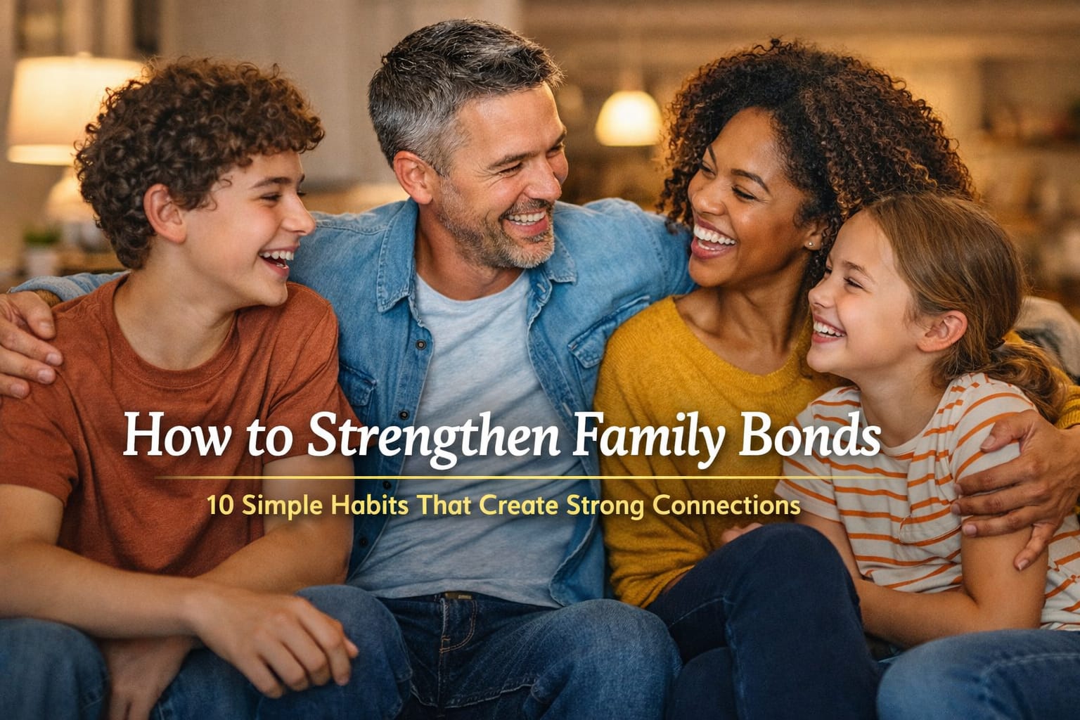 How to Strengthen Family Bonds through quality time, communication, trust, and shared family experiences