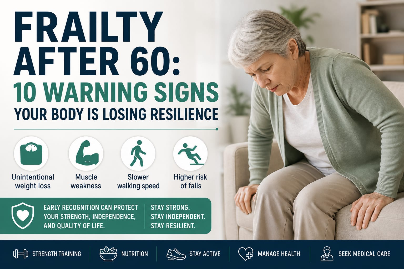 Frailty After 60: 10 Warning Signs of Losing Resilience