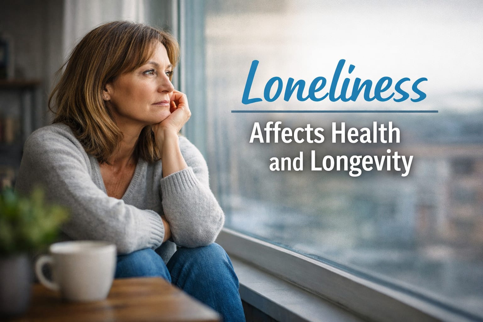 Loneliness and social isolation affecting mental health, emotional well-being, and longevity