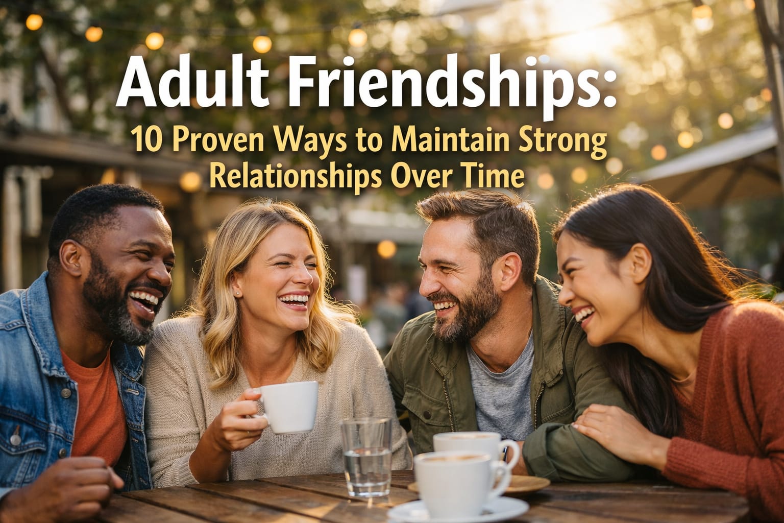 Maintain Friendships through trust, communication, shared experiences, and long-term social connections