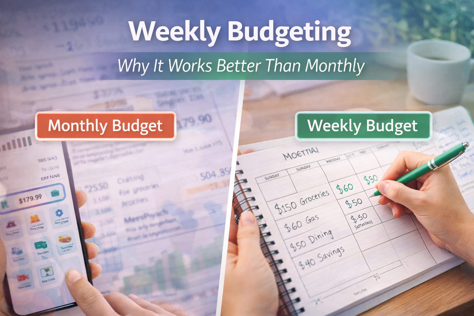 Weekly Budgeting: A Smarter Way to Control Spending and Save More